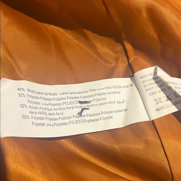 Desigual Embroidered Plaid Wool Coat - Picture 9 of 9